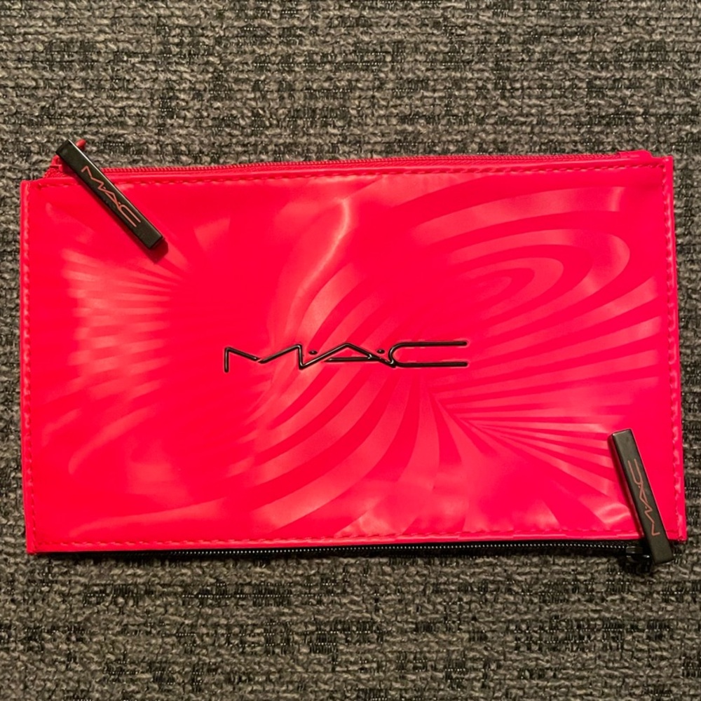 MAC Red Cosmetic Bag